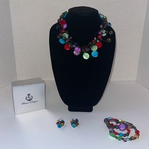NWOT Premier Designs Necklace, Earrings and Bracelets